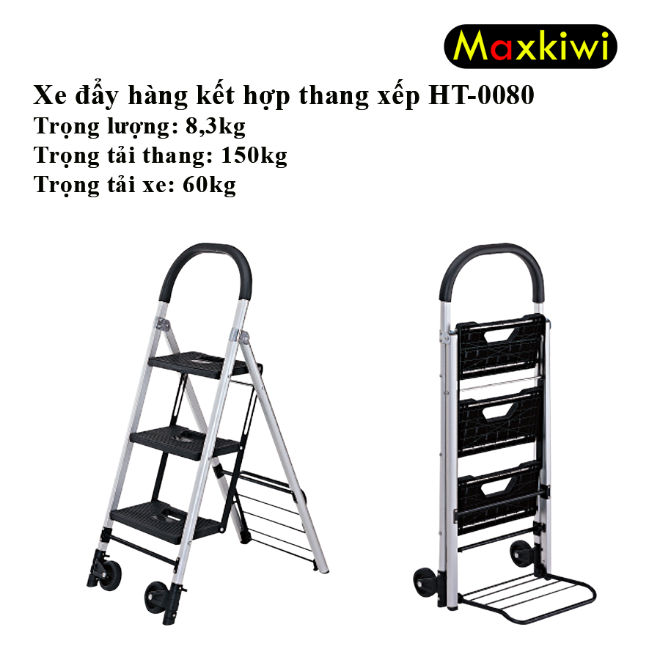 xe đẩy hàng Maxkiwi 